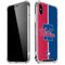 MLB Philadelphia Phillies Split iPhone XS Max Clear Case